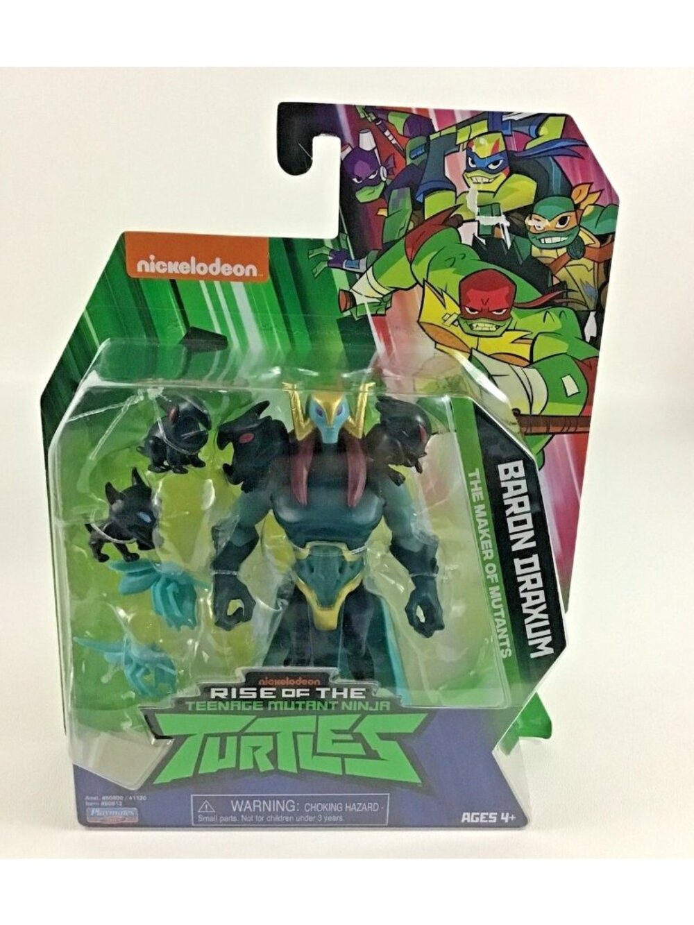 Rise Of The Teenage Mutant Ninja Turtles Baron Draxum Figure 2018 Playmates New